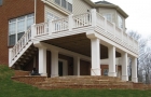 large decks with columns