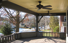 old fashioned front porch with fan VA, MD, DC